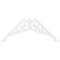 Ekena Millwork Pitch Carrillo Architectural Grade PVC Gable Pediment, 36"W x 18"H x 1"P (12/12) GPP036X018X100CRL - alternate 5